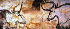 Ausschnitt aus den Höhlenmalereien von Lasceaux